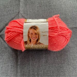 Vanna's Choice Pink Grapefruit Yarn